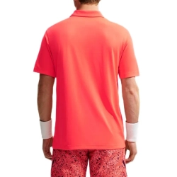 Мужское теннисное поло Nike Court Dri-Fit Solid - bright crimson/black