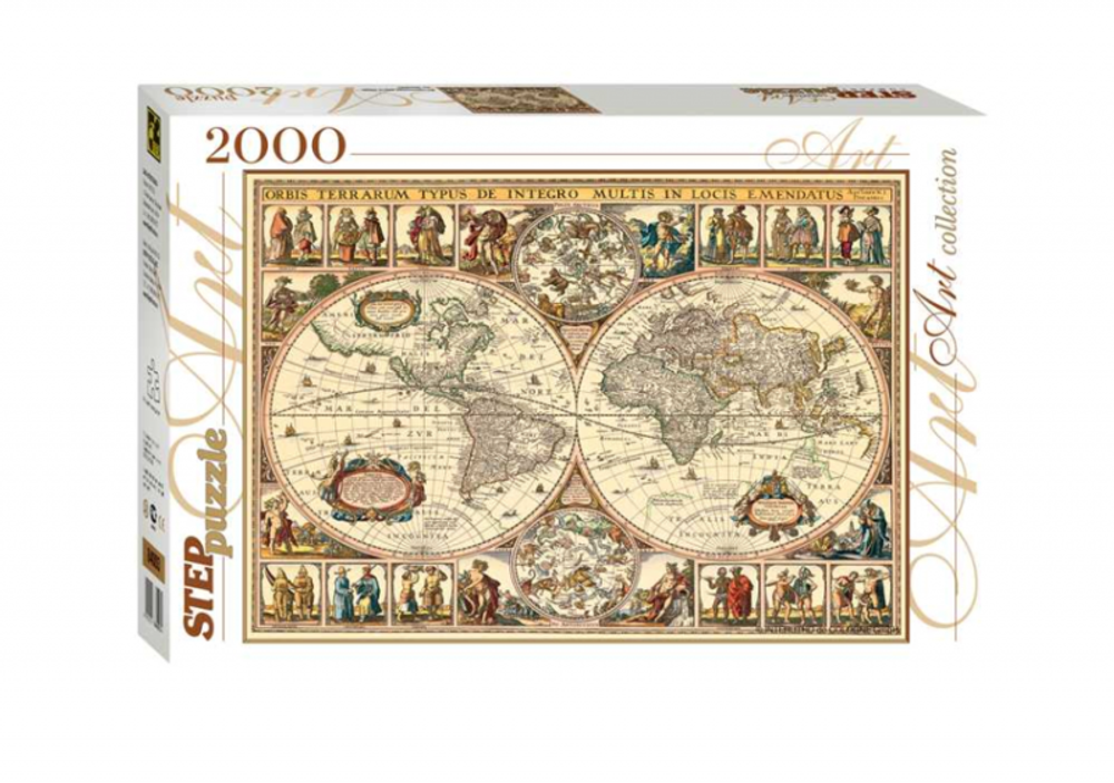 Пазлы-2000. Историческая карта мира Дрофа-Медиа