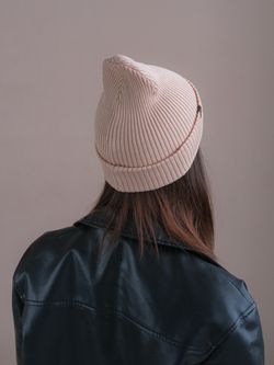 Шапка вязаная весенняя/осенняя МУЛА(Сандал)