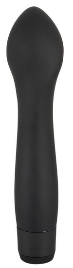 Вибратор-лепесток для стимуляции точки G - 18 см. (Цвет: черный)