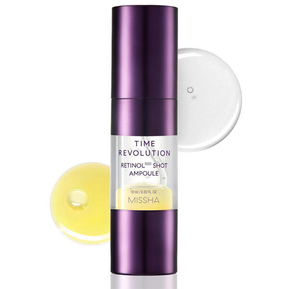 Омолаживающая ампульная сыворотка Missha Time Revolution Retinol 500 Shot Ampoule, 10мл