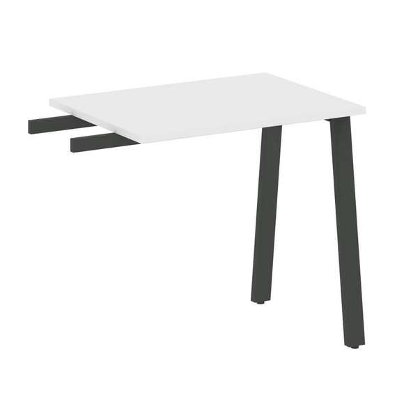 Metal System Приставной элемент на А-образном м/к БА.ПР-2 Белый/Металл Антрацит 800*600*750