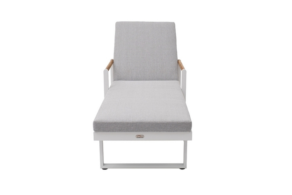 Шезлонг из алюминия MAYA белый  Joygarden