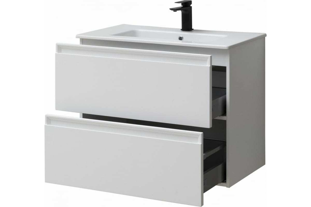Тумба с раковиной Allen Brau Eclipse 1.E1002.WM 80 white matt