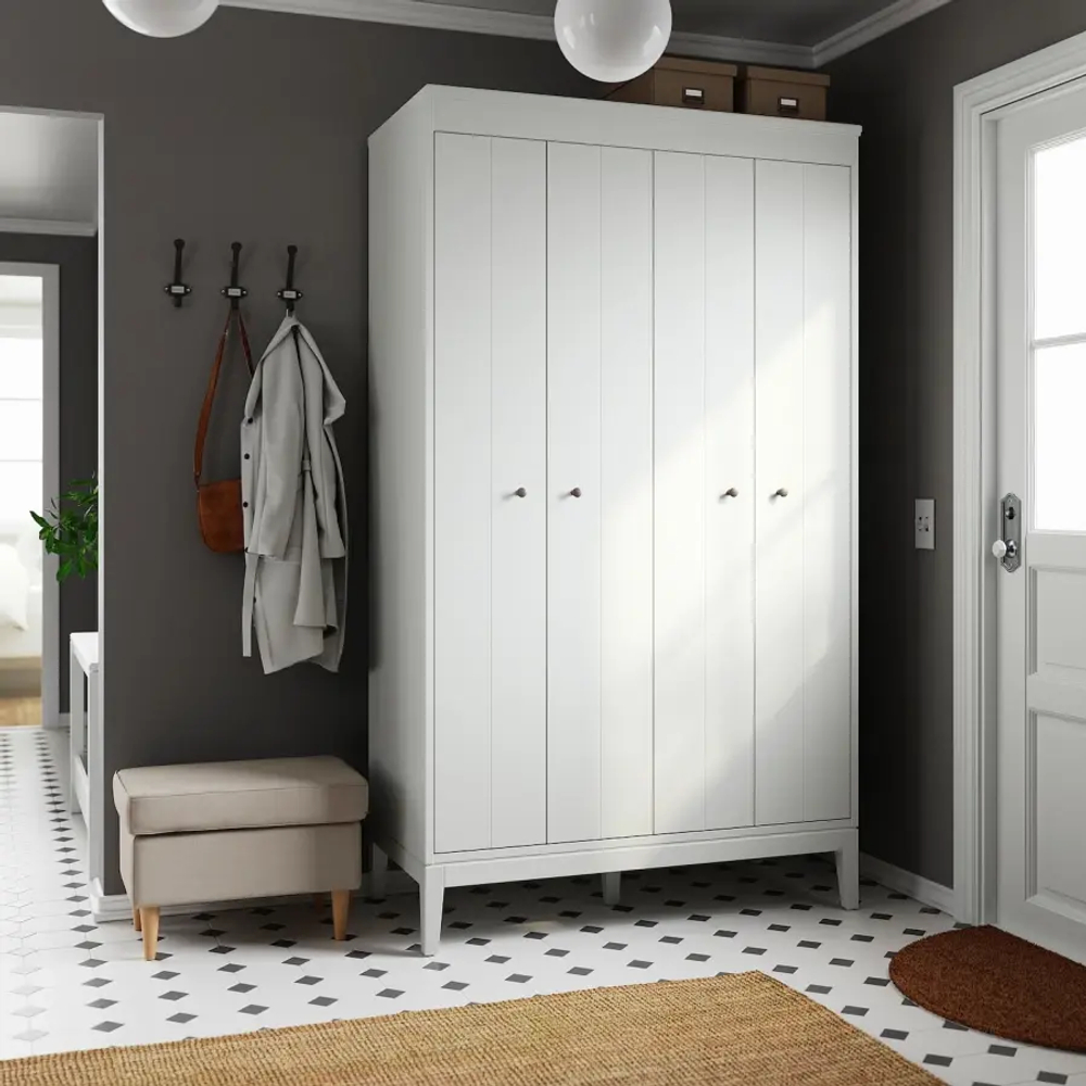 Гардероб - IKEA IDANÄS /ИДАНАС ИКЕА, 211х121х59 см, белый
