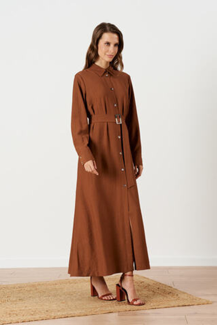 51665 Платье женское (коричневый)