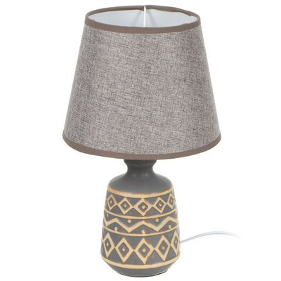 Светильник настольный E14, серый, Y9-071