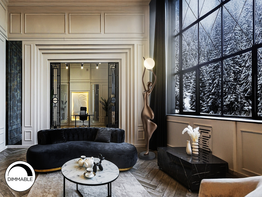 El Arbol Фигура 1L темно-бронзовая