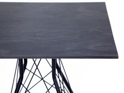 "Конте" интерьерный стол из HPL 70x70см, цвет "серый гранит"