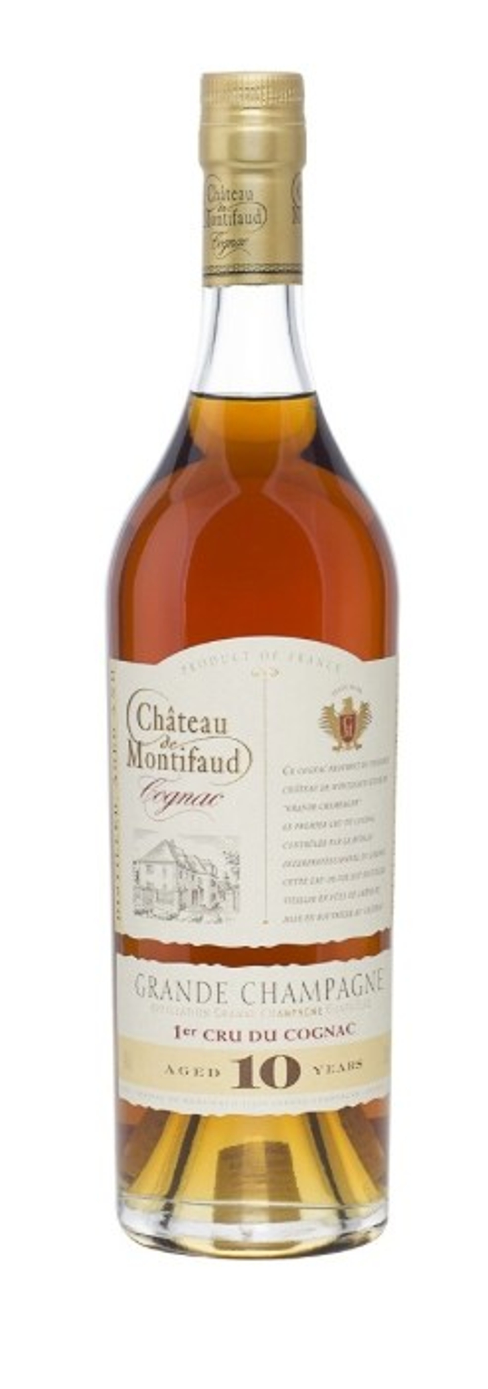 Коньяк Chateau de Montifaud, 10 Years Old Grande Champagne Premier Cru, 0.7 л.