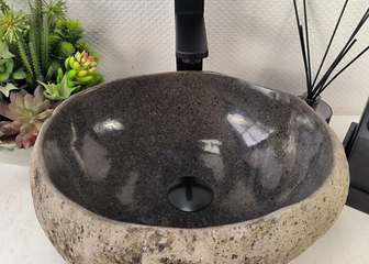 Раковины из речного камня Раковины из речного камня