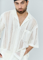 Рубашка из кружева | white lotus