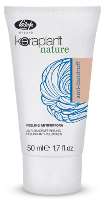 Пилинг от перхоти - Lisap Keraplant Nature Anti-Dandruff Peeling 4*50 мл