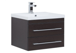 Тумба с раковиной Aquanet Нота NEW 58 венге