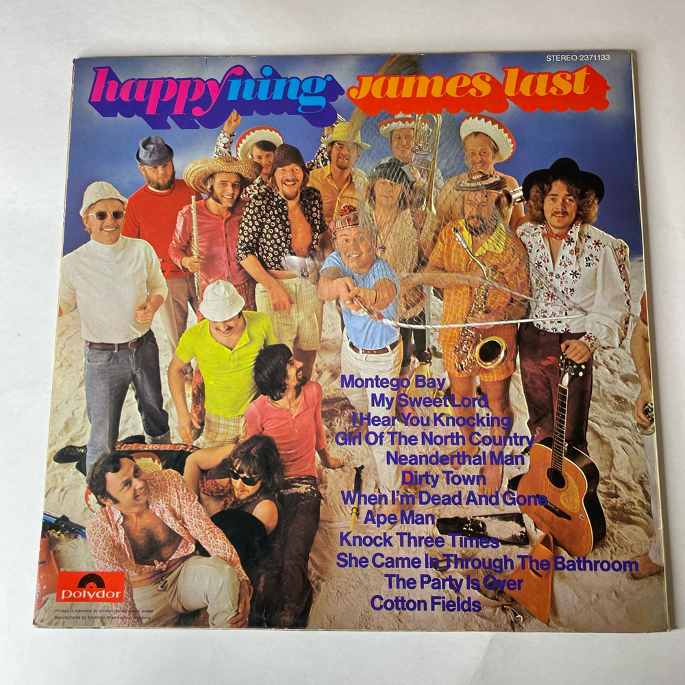 Винтажная виниловая пластинка LP James Last Джеймс Ласт, Happyning (Германия 1971)