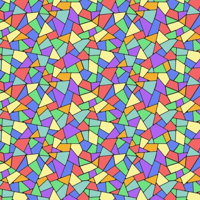 Stained glass (varicoloured)