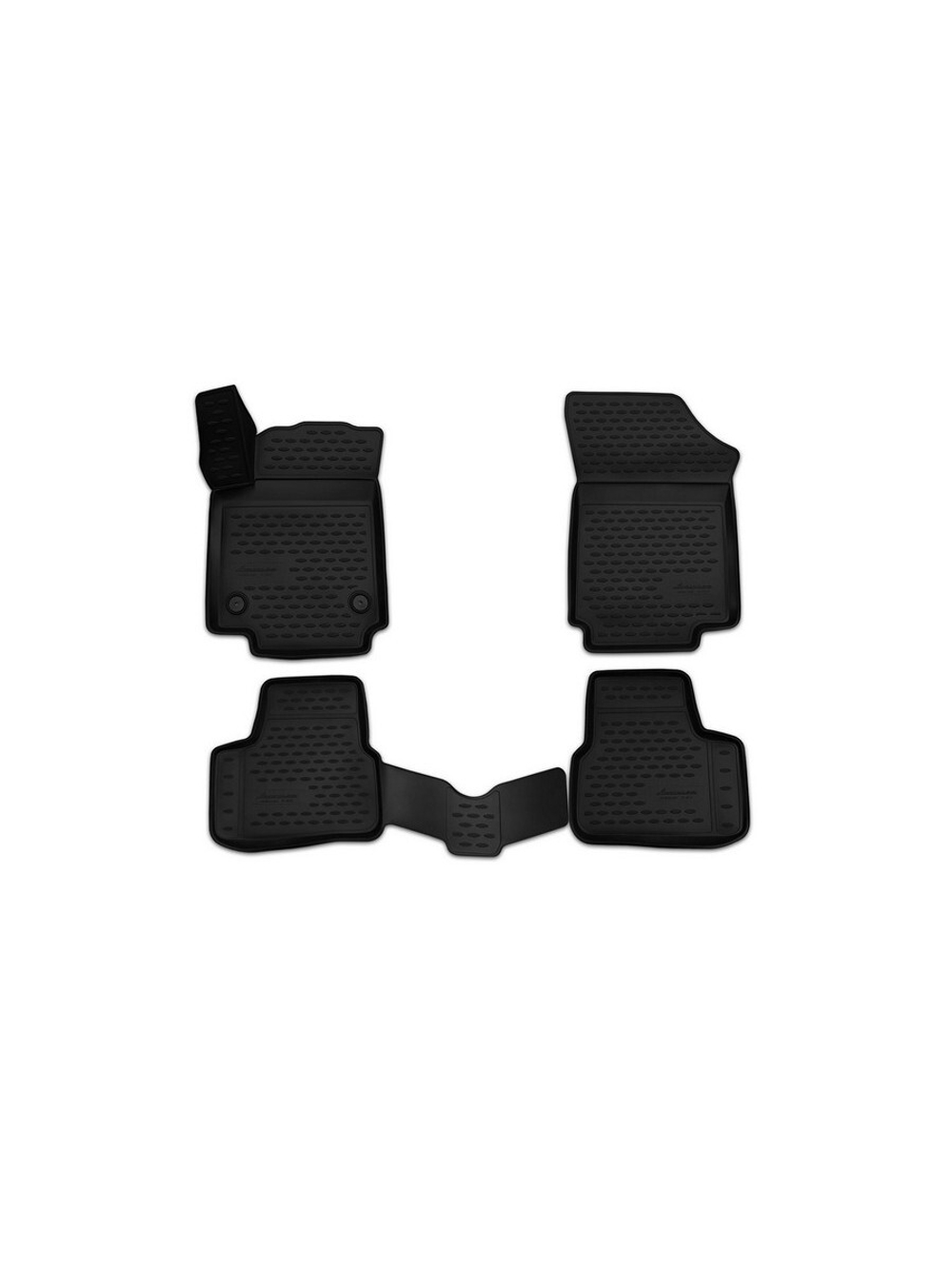 Коврики в салон для VW Up, 2011- 4 шт. (полиуретан) NLC.3D.51.43.210K