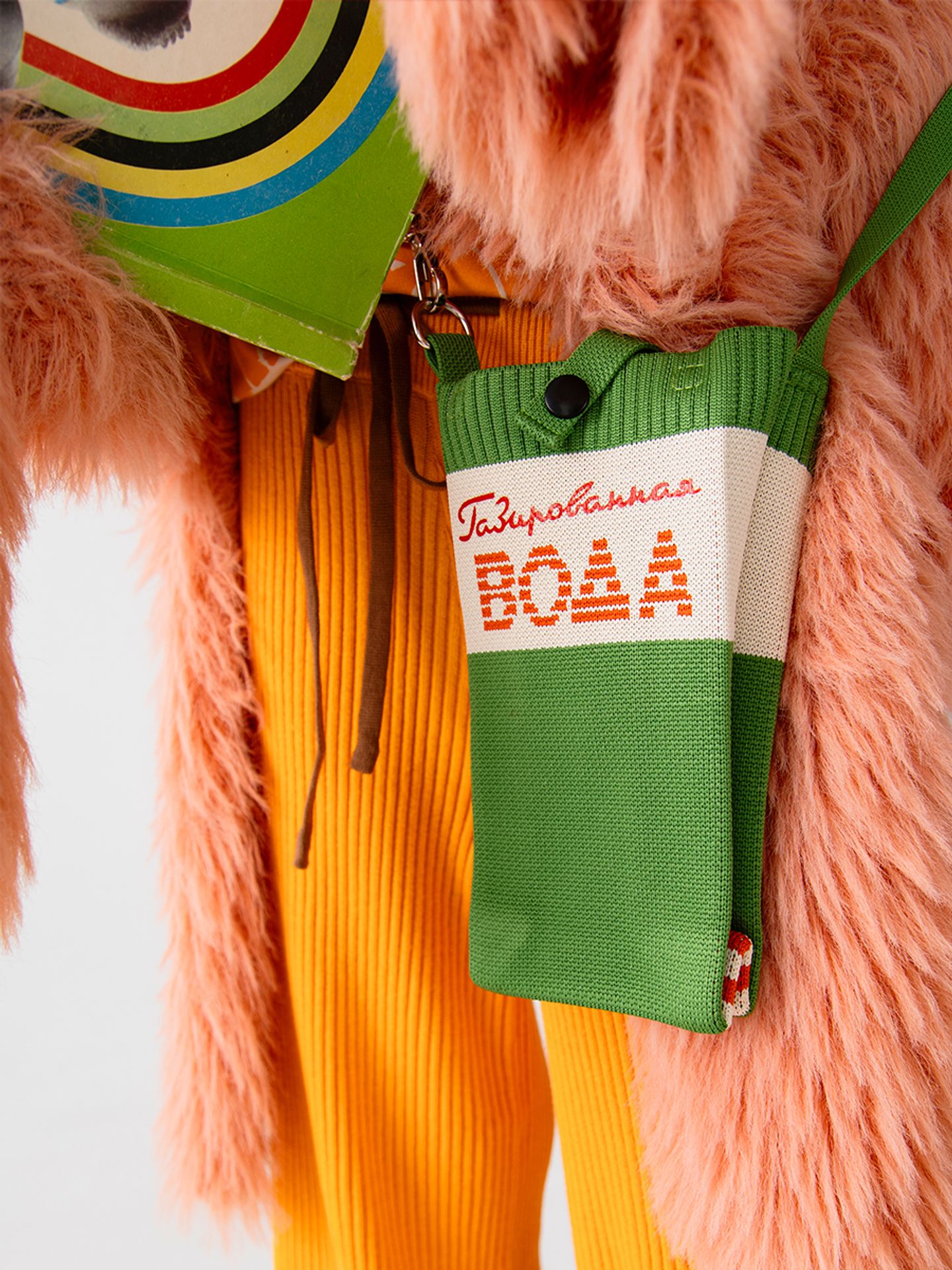 Сумка мини "Газвода" зеленая