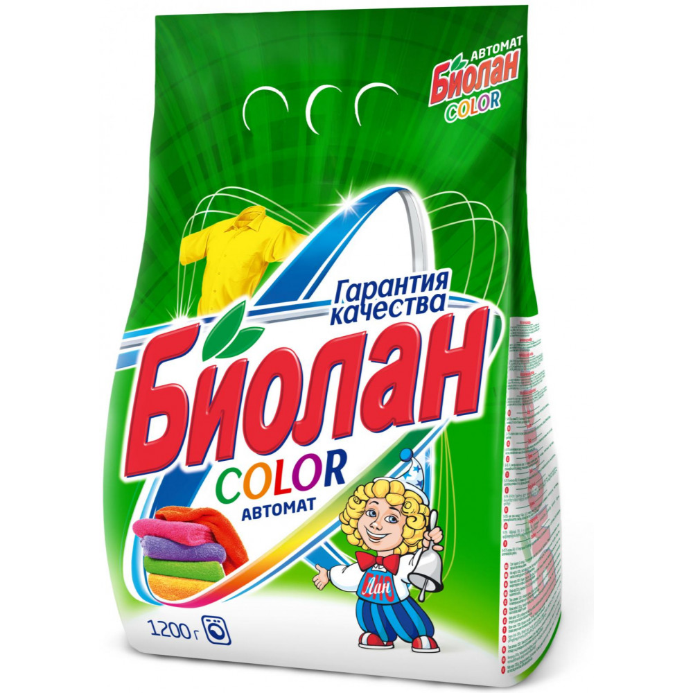 Стиральный порошок Биолан Color автомат 1200 гр