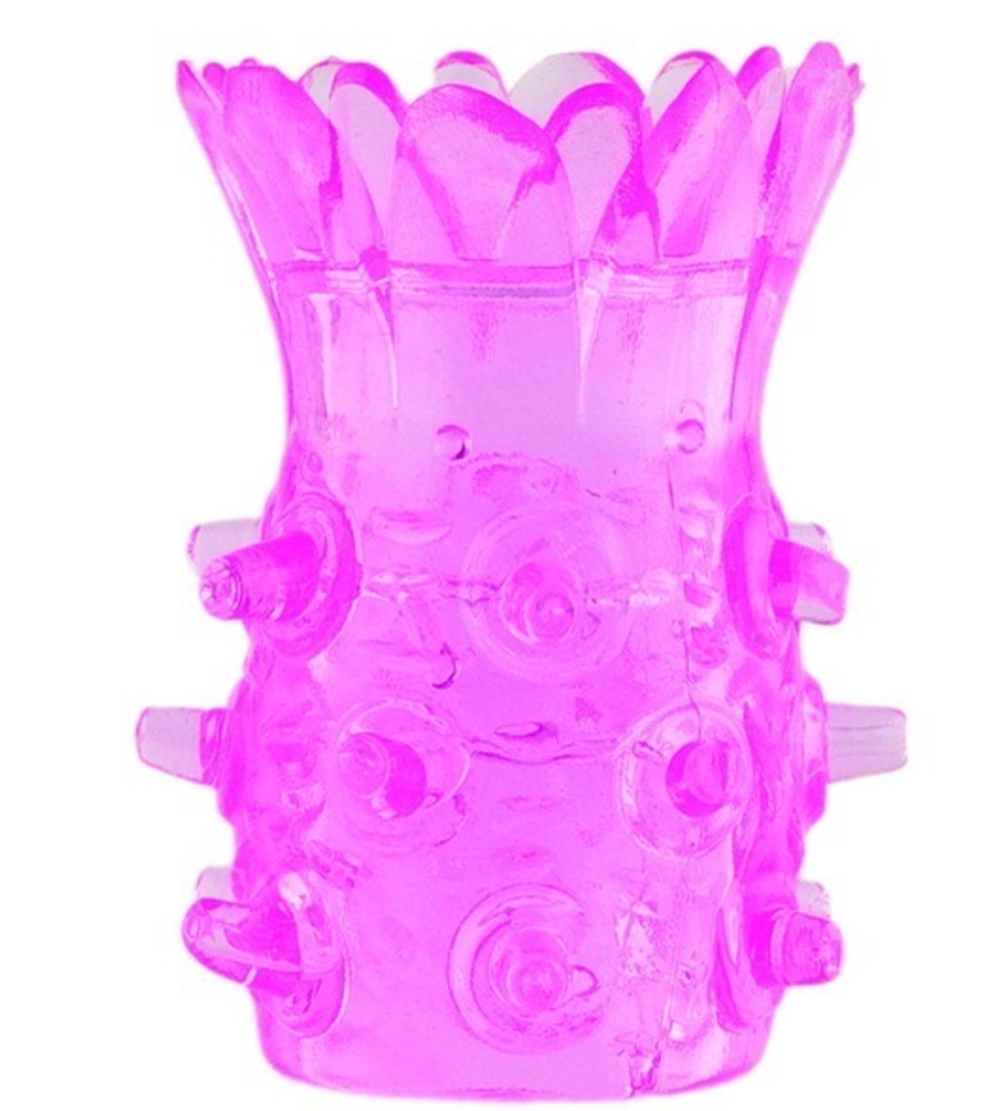 Насадка с шипиками Лепестки розовая 5 см