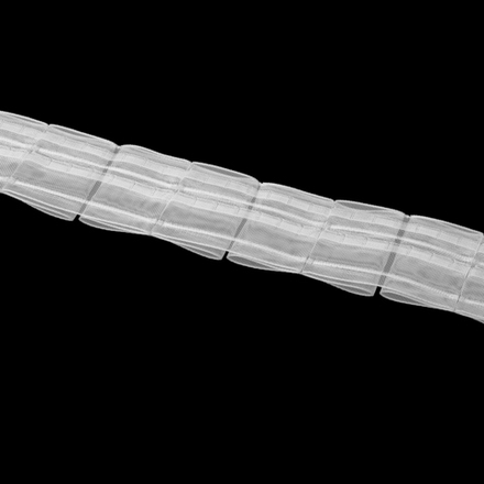 Шторная лента Oz-Is арт. 4426 МР, коэф сборки 1:3,0, цвет прозрачный (ширина 50 mm)