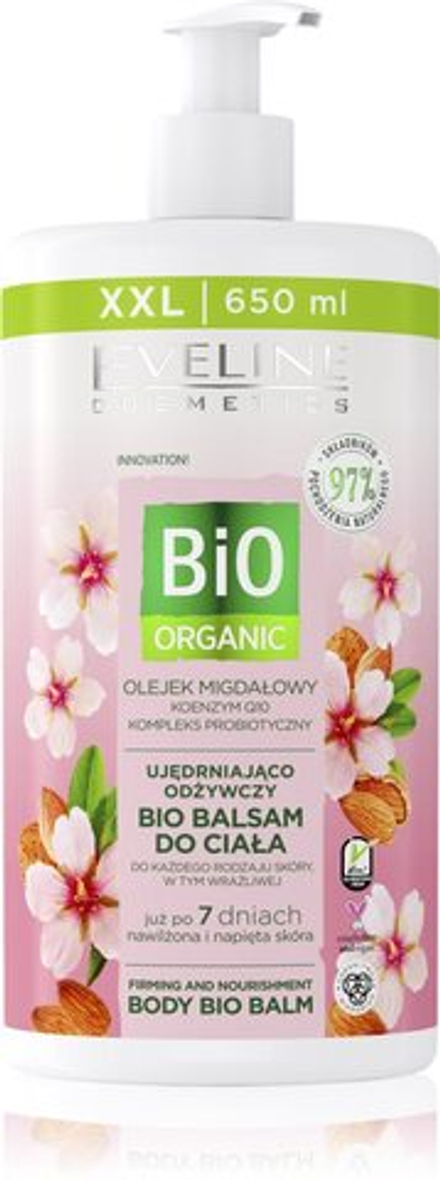 Eveline Cosmetics Bio Organic - питательный лосьон для тела /   650  ml  / GTIN 5903416035695