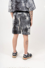 Шорты KUL'TURA Oversize "Basic" Tie Dye Черный