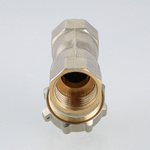 Фильтр механической очистки косой внутренняя/внутренняя (500 мкм), с заглушкой, латунь никель, PN20, 150 °C, VALTEC