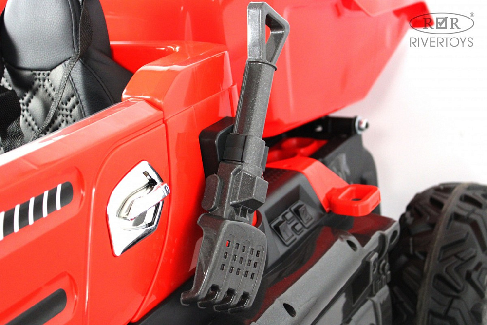 Детский электромобиль RiverToys K777AM красный