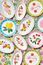 Блюдо овальное Fiori e limoni, 19,5x13 см, Con Amore