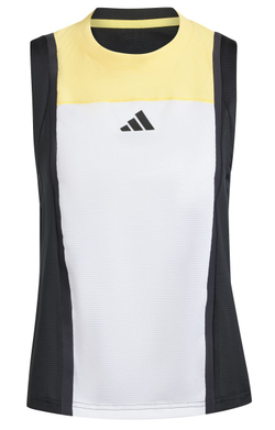Женский теннисный топ Adidas Heat.Rdy Match Pro Tank - белый/оранжевый/черный