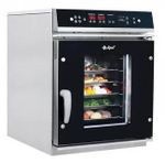 11000019101 Абат Пароконвектомат ПКА 6-1/2П верхняя панель управления (парогенератор, 6хGN-1/2, память на 99 программ приготовления, термощуп, регулировка влажности, вся нерж, без г/емкостей) черный дизайн, реверс, 230 В