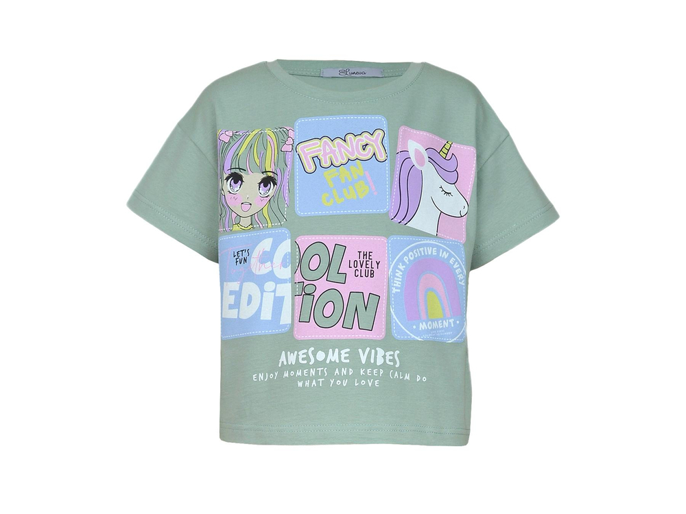 6-63-4 Фуфайка для девочки Luneva