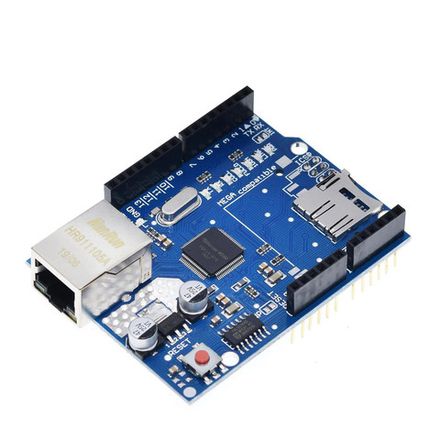 Ethernet Shield / шилд сетевой платы для Arduino на чипе Wiznet W5100