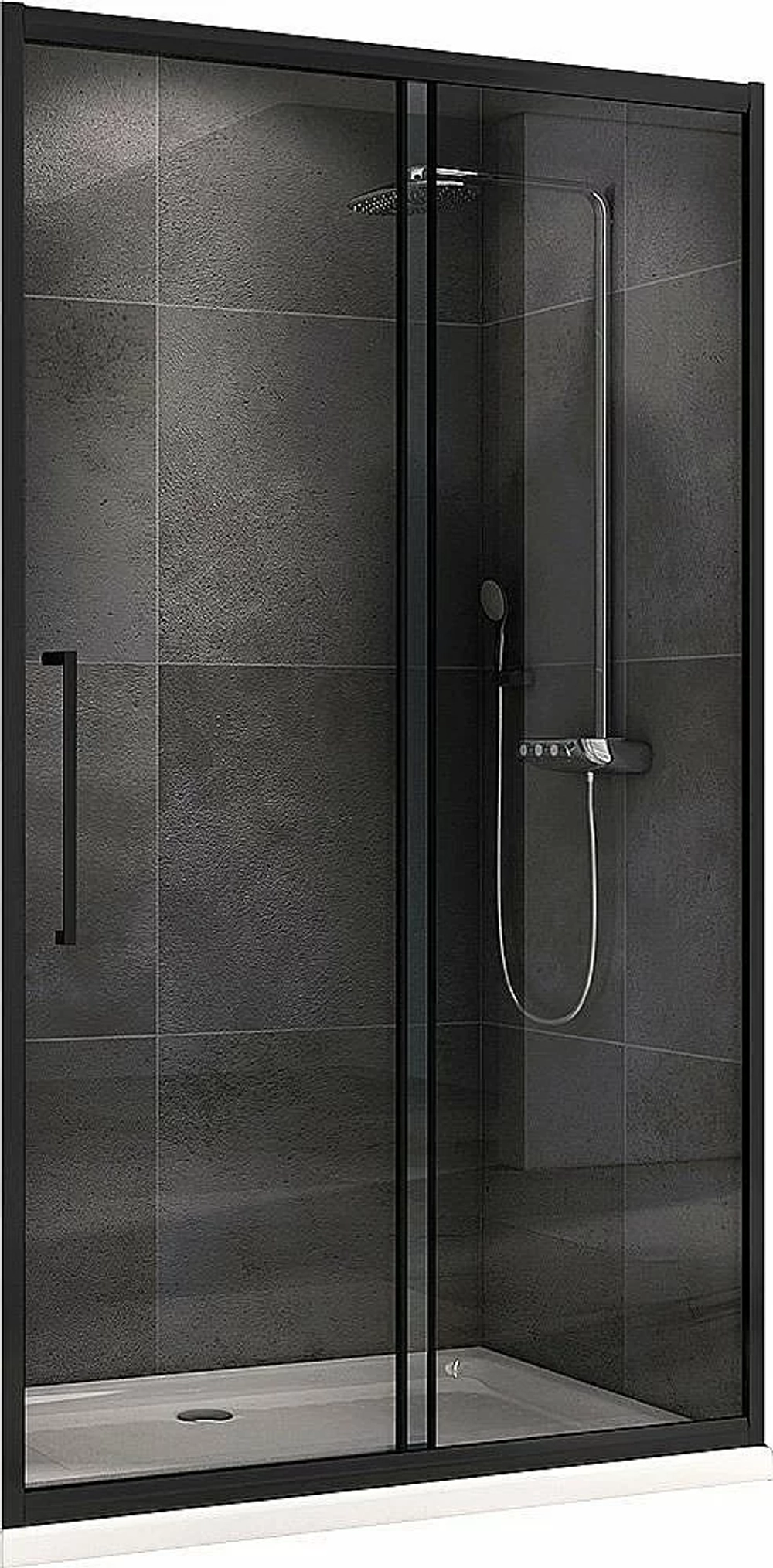 Душевая дверь ABBER Schwarzer Diamant 110 AG30110BH