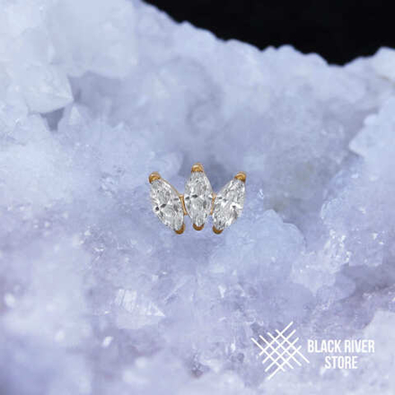 3K Marquise v.2 Crystal PVD Yellow