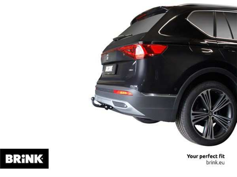 Фаркоп Brink (Thule) 666000 для Volkswagen Tiguan 2017-, Audi Q3 2011-2018, Seat Terreco 2016-(паспорт и сертификат в комплекте)(без электрики)