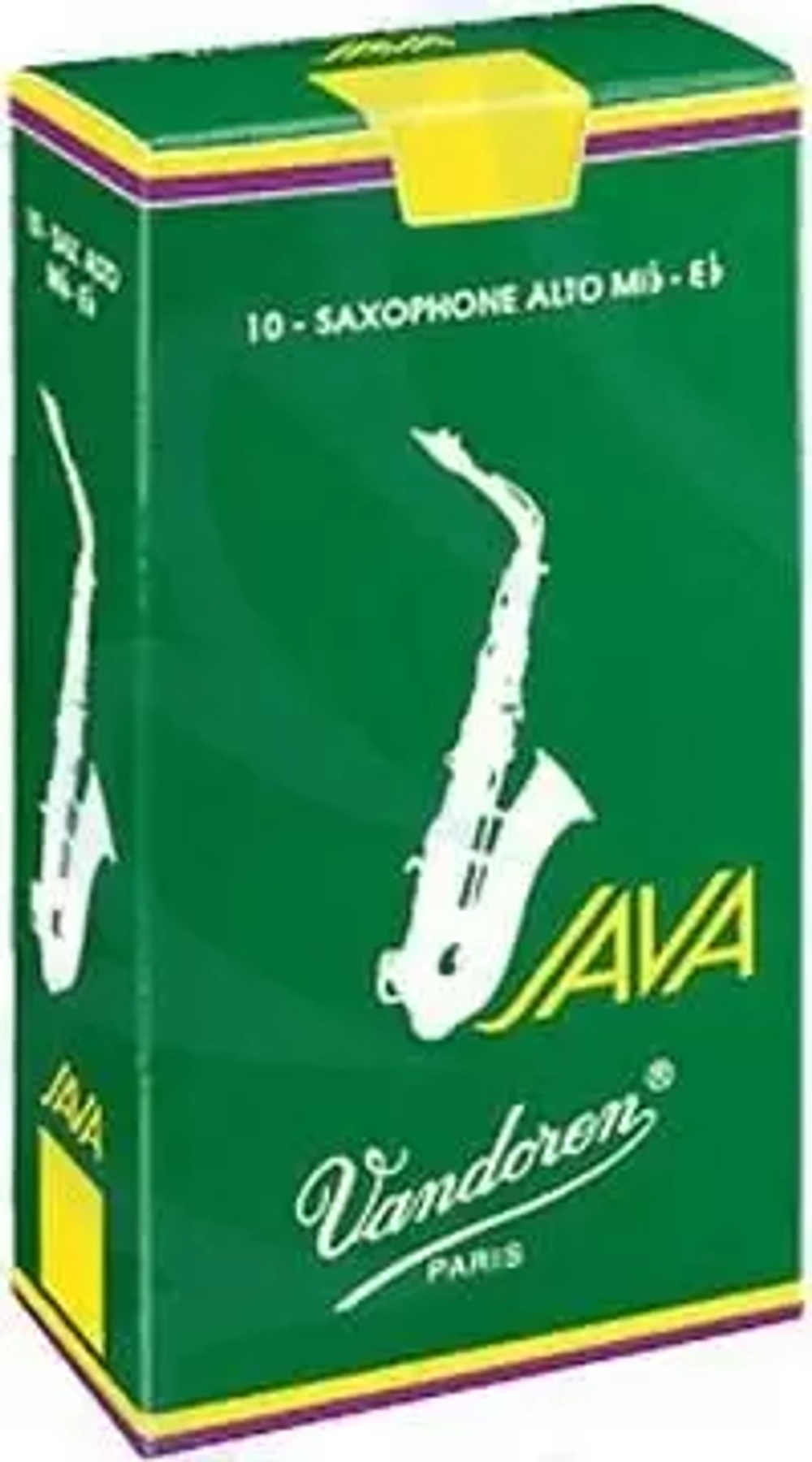 Vandoren A.S. JAVA SR2625 №2 1/2 Трость для саксофона альт, зеленая.
