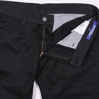 Зауженные черные брюки Junya Watanabe от Comme Des Garsons MAN с необычным кроем, XL (36х32)