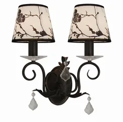 B85381/2W BLACK+BROWN (1) Бра