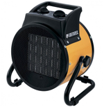 Тепловая пушка, керамический нагреватель (тепловентилятор) DHC 3-150, 220 В, 0,025/1,5/3 кВт, DENZEL 96431