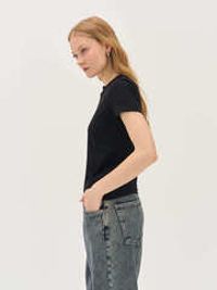 Футболка Slim Fit "Уголь" женская