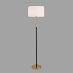 8358/1F CLASSI LN26 521 медь/черный/белый, металл/текстиль Торшер E27 60W 220V IRISA