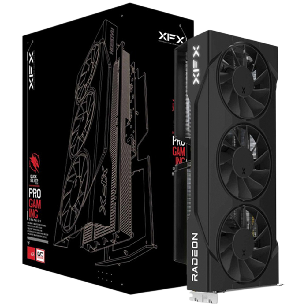 XFX Swift AMD Radeon RX 9060 XT OC Triple Fan 16GB GDDR6 128-bit HDMI 2x DP