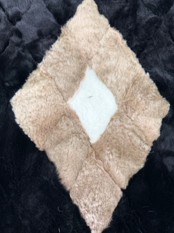 Покрывало меховое ковер из шкуры овчины