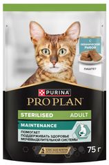 Pro Plan пауч для стерилизованных кошек паштет (океаническая рыба) 75г