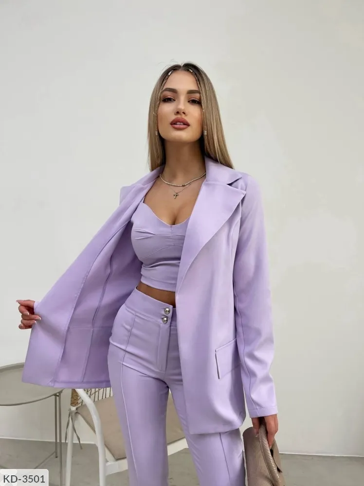 Костюм тройка KD-3487 Фабрика Моды