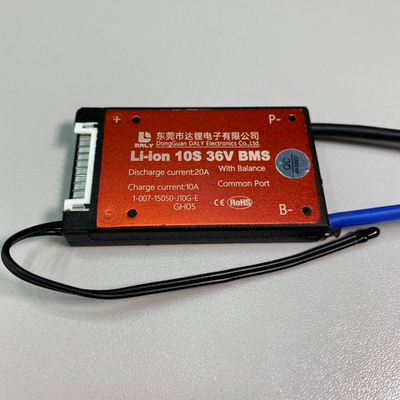Плата Li ion BMS daly 10s36v 20A с термодатчиком