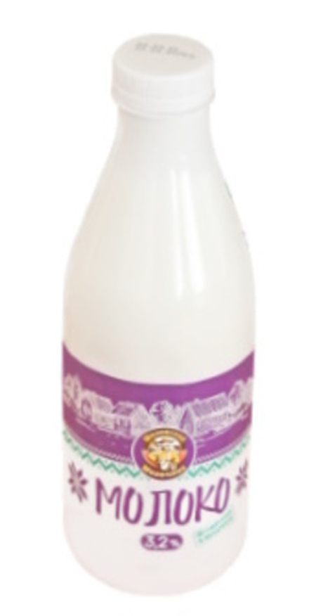 Молоко пастеризованное 3,2% 1,4л Шкловский молочник