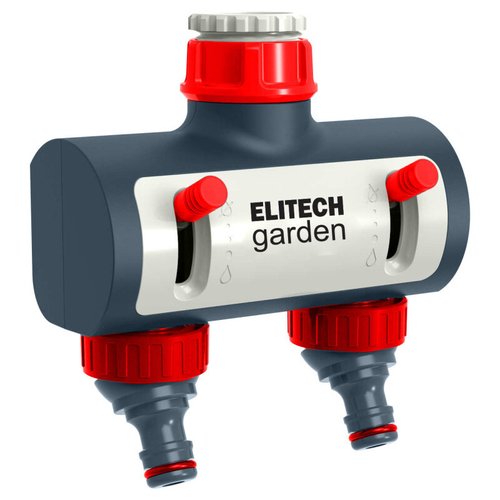 Распределитель потоков ELITECH Garden 2-х канальный 3/4" 1"   HF 003